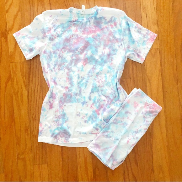 Tops - NEW soft TIE DYE SET top shorts S-5X spring trendy